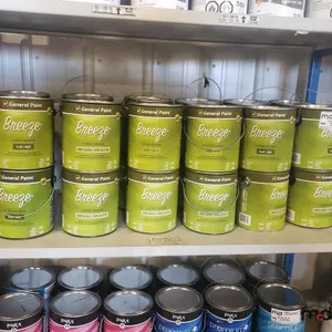 Shelf of Assorted Breeze Paint
 UNRESERVED