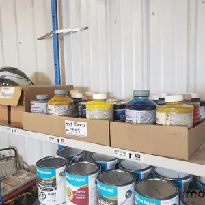 Shelf of Assorted Paint Tints
 UNRESERVED
