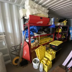 Residential Guard Rail Parts, Tarps, Roofing Equipment and More
 UNRESERVED
