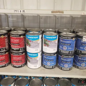 Shelf of Assorted Paint
 UNRESERVED