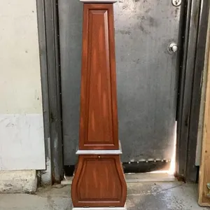WILLIAMSBURG CHIMING BATTERY CLOCK W/ SHELVES & LOWER COMPARTMENT