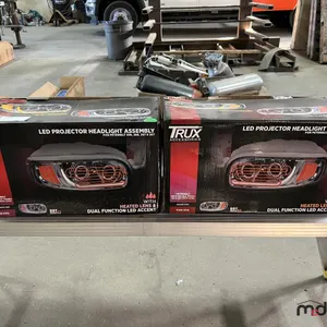 (2) Trux Accessories LED Projector Headlight Assemblies for Peterbilt Trucks
 UNRESERVED