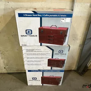 (3) Gray Tools Toolboxes
 UNRESERVED