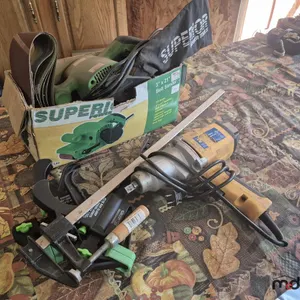 Belt Sander, Electric Impacts & Bar Clamps
 UNRESERVED