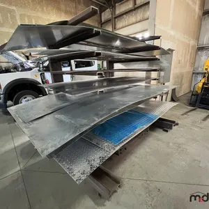Metal Steel Rack W/ Sheets of Stainless Brass, Galvanized Steel and Checker Plate Aluminium
 UNRESERVED