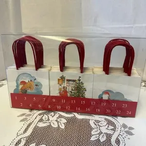 Advent Christmas gift bags
