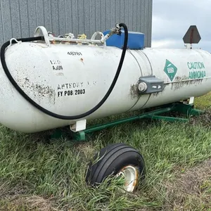 1000 gal NH3 tank 4-wheel wagon