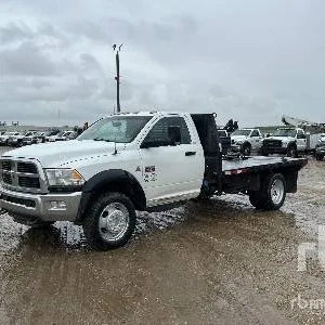2012 Ram 5500 SLT 4x4 Flatbed Truck
