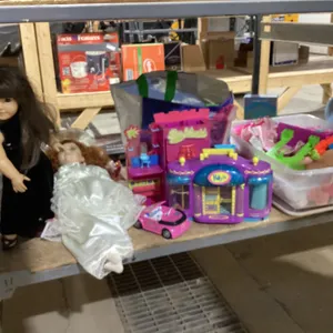 SHELF #11:  PORCELAIN DOLLS & TOYS