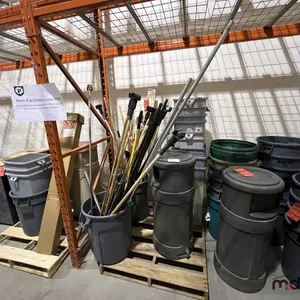 Assorted Garbage Bins & Extension Poles
 UNRESERVED