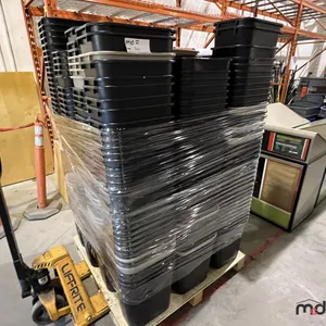 Pallet of Grey/Black Garbage Bins
 UNRESERVED
