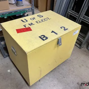 Wooden Jobsite Box w/ Assorted Tools
 UNRESERVED