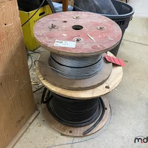 Spool of Aircraft Cable & Spool of Electrical Cable
 UNRESERVED