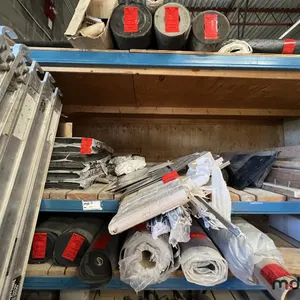 Assorted Rolls of Roofing Membrane Shingles & Hardware
 UNRESERVED