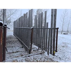 2x Bid Price, 30 ft Free Standing Windbreak Panels, with removable boards/ Slats, 15 ft wide base
