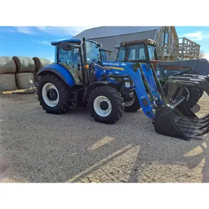 2015 New Holland T5 115 Tractor with Loader & Grapple