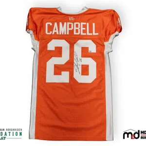 Tevaughn Campbell Signed Pre-Game Worn Jersey
 UNRESERVED