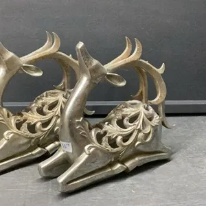 PAIR OF SHIMMERING REINDEER
