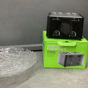 GLASS SERVING BOWL & EVERYDAY ESSENTIALS TOASTER