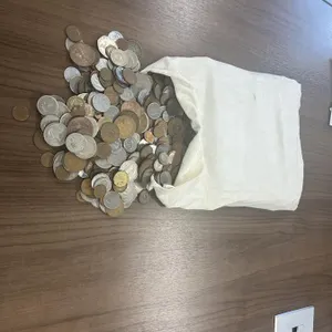 Bag of Over (12) Pounds of World Coins
 UNRESERVED