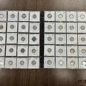 Between 1902 & 1966 Canada Collection of (40) Silver 10 Cent Coins in (2) Pages
 UNRESERVED