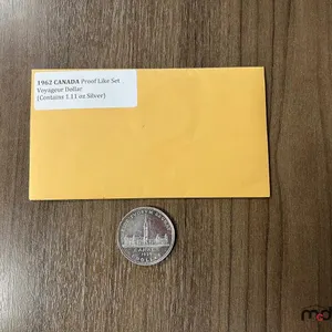 Canada 1937 Silver Dollar & 1962 Proof Like Year Set in Cellophane Package
 UNRESERVED