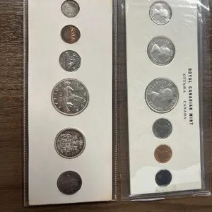 1959 & 1960 Royal Canadian Mint Proof Like Year Sets in Original Holders (1960 in Original Cellophane)
 UNRESERVED