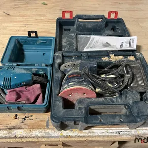 Bosch Palm Sander & Makita Finishing Sander
 UNRESERVED