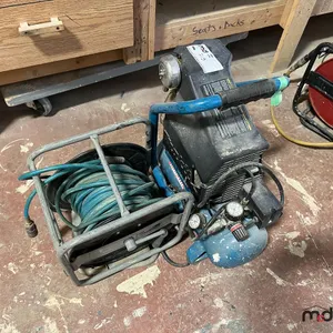 Makita Air Compressor & Maximum Air Hose Reel
 UNRESERVED