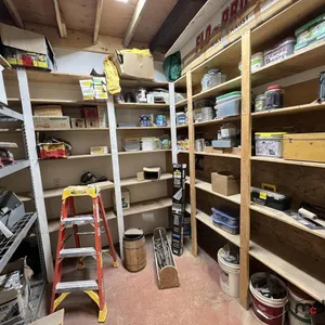 Contents on Shelves, Ladder, Barrel of Nails & More
 UNRESERVED