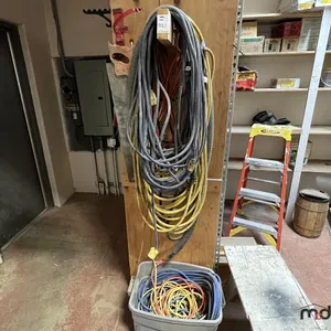 Assorted Electrical Cords & Air Hose
 UNRESERVED