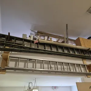 Clam Extension Ladder & (2) Wood Ladders
 UNRESERVED