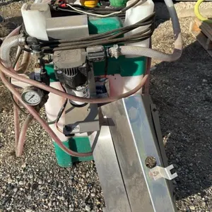Seed treater with 12-volt pump