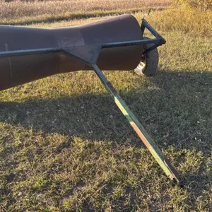 8' metal swath roller