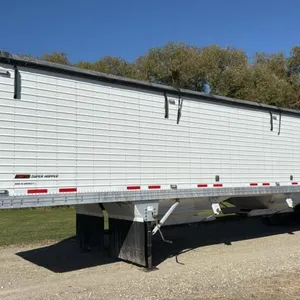 2021 Timpte super hopper tri-axle aluminum grain trailer, VIN#1TDH45038MB169353, **SAFTIED**, OWNER: B&H Hildebrand Ltd, R&J Hildebrand Ltd, S