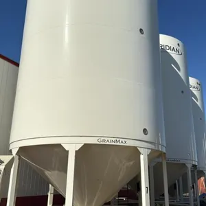 Bin 7 4000 bu  Meridian grain max hopper bottom bin, s/n 16201127 (Damaged, see pictures)