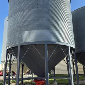 Bin #4 Westeel Rosco Corrugated Bin on Stor-King Hopper Cone