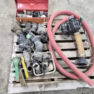 Multiple 3" banjo valves and miscellaneous fittings