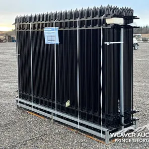 (20) PCE GALVANIZED STEEL FENCE