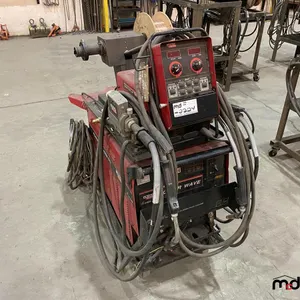 Lincoln Electric 455M/STT Welder w/ Lincoln Electric 10M Wire Feeder on Rolling Cart
 UNRESERVED