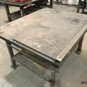 Custom 5'2''L x 4'3''W x 39'' H Welding Table
 UNRESERVED