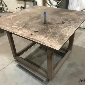 Custom 4'L x 4'1''W x 39''H Welding Table
 UNRESERVED