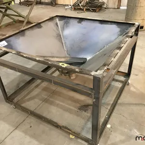 Custom Built SS Drip Tray Table (4'L x 4'W x 35''H)
 UNRESERVED