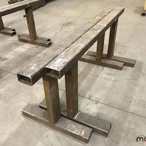 (2) Steel 6'4''L x 5''W x 33''H Stands
 UNRESERVED