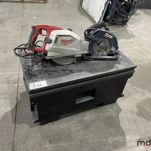 Ultrapro Tool Chest, Milwaukee Saw, Grinders, Saws & More 
 UNRESERVED