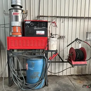 Hotsy 1412SS Hot Pressure Washer w/ Reel, Soap & Custom Stand 
 UNRESERVED