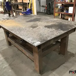 Custom 8'Lx5'1"Wx39"H Welding Table
 UNRESERVED