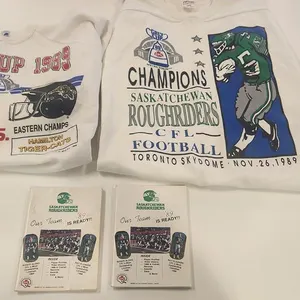 (2) Sweaters & (2) 1989 Team Books
 UNRESERVED