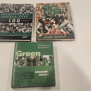 (3) Saskatchewan Roughriders Books
 UNRESERVED