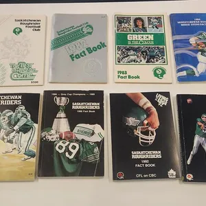 (10) Saskatchewan Roughriders Fact Books
 UNRESERVED